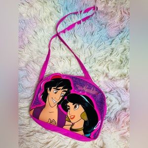 RARE 90s vintage Aladdin and jasmine mini purse
